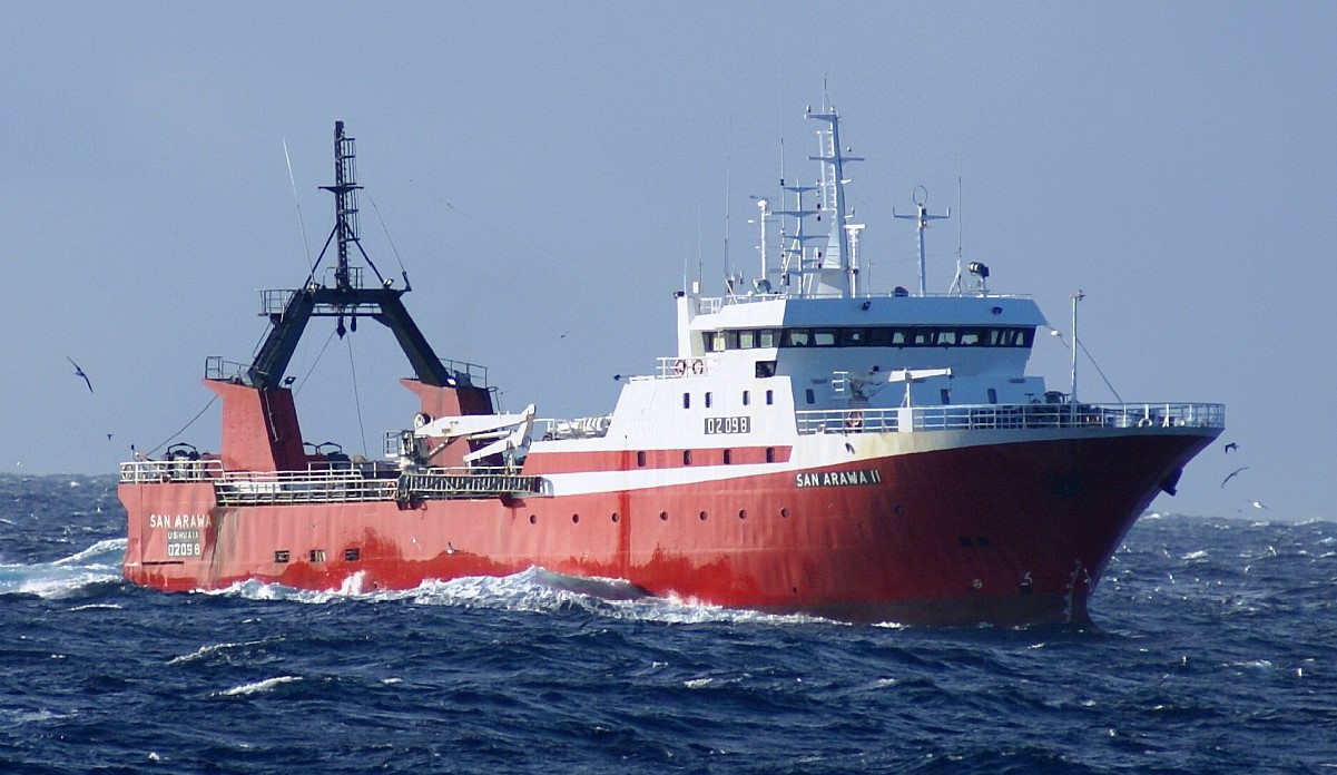 Control and Monitoring System on the San Arawa II Fishing Vessel